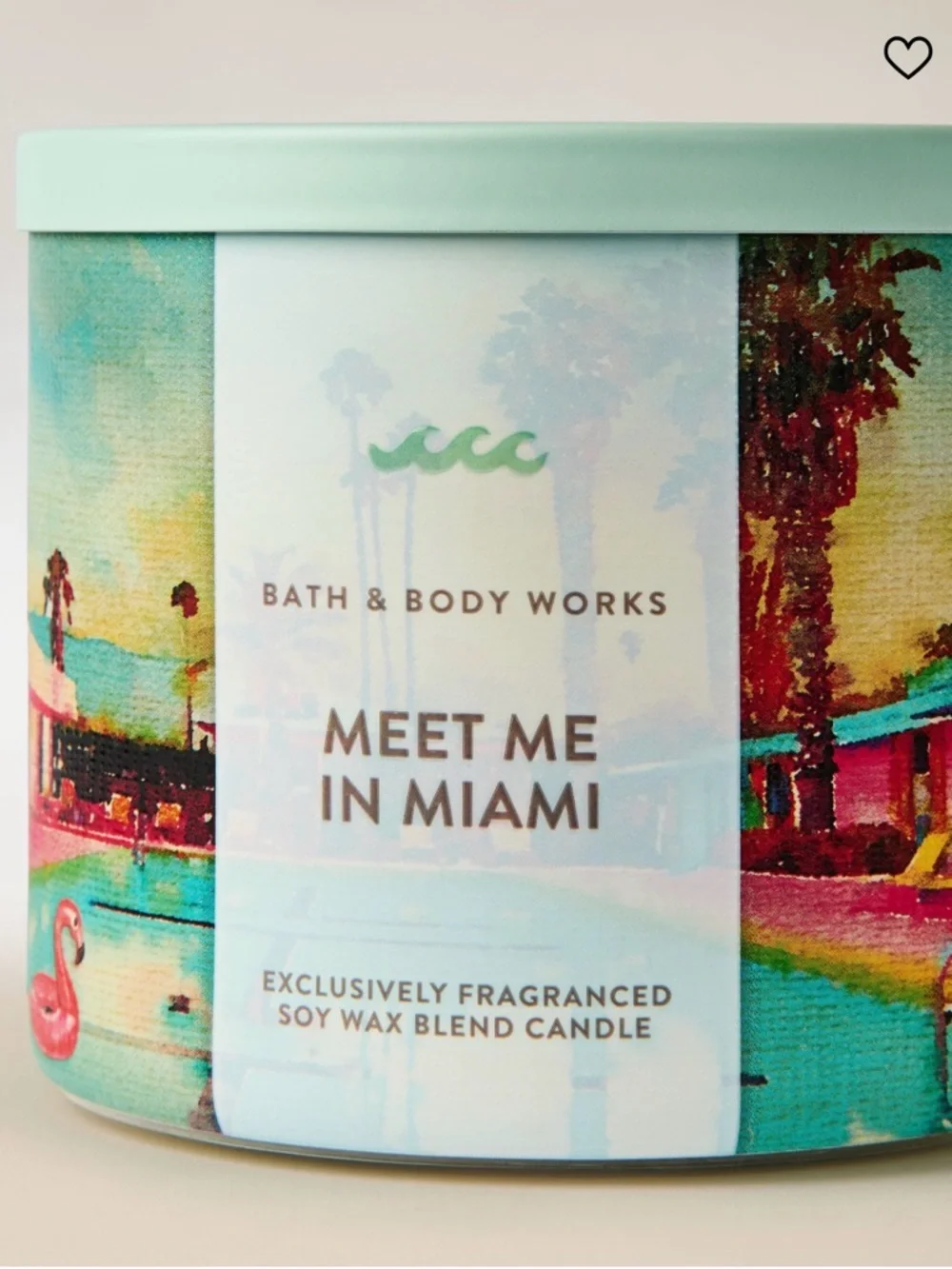 Bath & Body Works Meet Me in Miami 3-Wick Candle